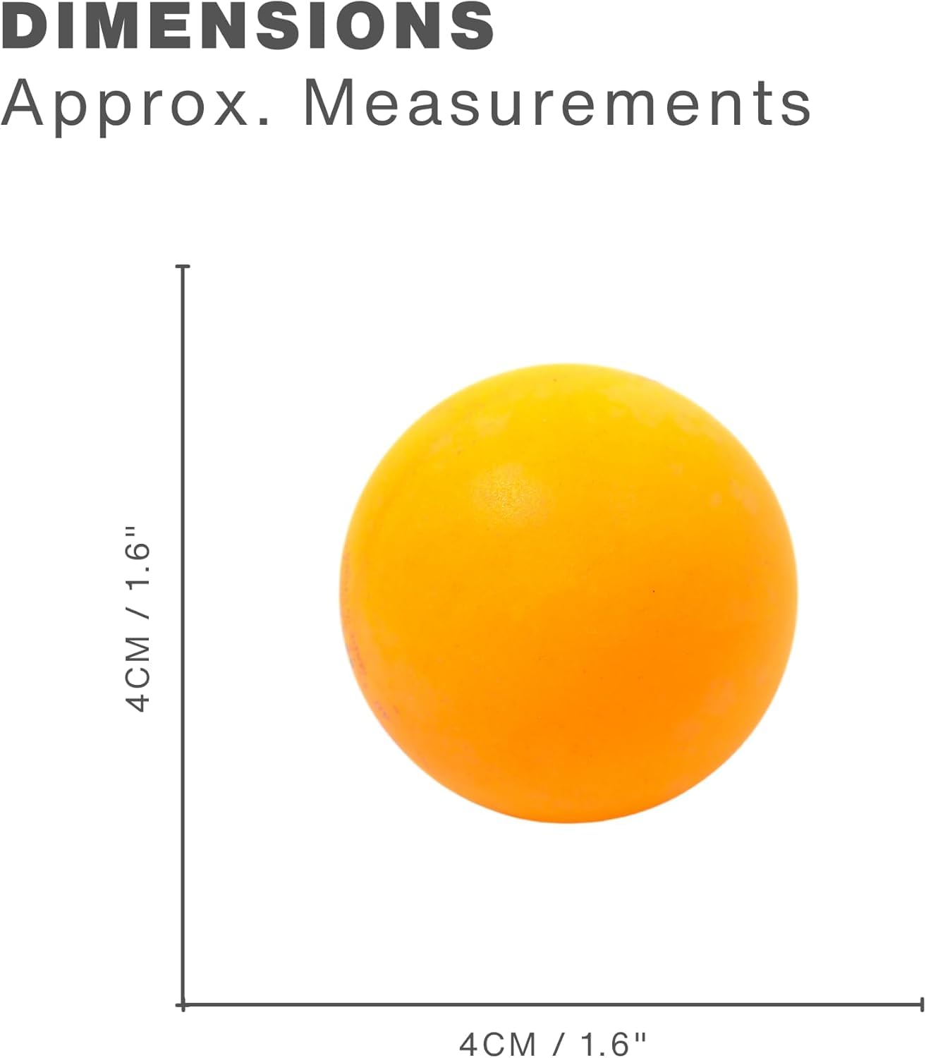 Navoys Beer Pong Balls, Orange Ping Pong Balls - Image 2