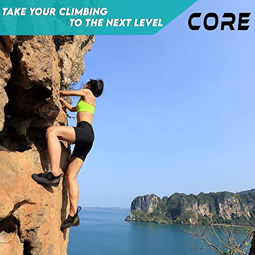 Core Climbing Shoes - Lightweight Breathable Rock Shoes With Dual-Strap Closure - Snug Fit Non-Slip for Wall and Hiking3