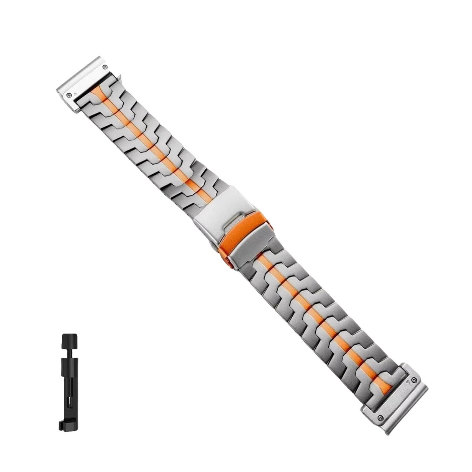 QuickFit 22 Bracelet en titane pour Garmin Fenix 8 51 mm 7 7X 6 6X Pro 5 5X Plus Bracelet en métal
