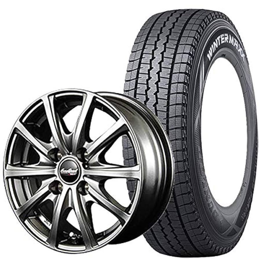 シュナイダー　アルミホイールスタッドレス　ダンロップWM01 155 65 14 51vpAfOizUL.jpg_BO30,255,255,