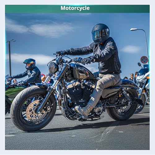 Image of TYKOOL LFP14L-BS-STD [- +] Lithium Battery 400 CCA 8Ah for HD Sportster 883 1200 Iron 48 XL XLH 2004-2023 Street 500 750| Digital SOC Display IP67 Waterproof