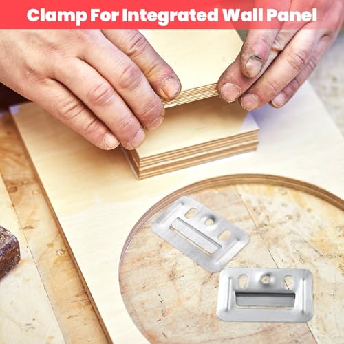 Image of 100pcs Stainless Steel Z-Clips - Wall Panel Fixing Piece, Clamp
