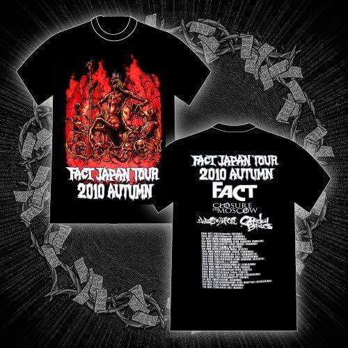Amazon.co.jp: FACT／ファクト Tシャツ JAPAN TOUR 2010 AUTUMN