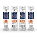 Aquaboon Whole House 1 Micron String Wound Water Filter 10 x 2.5 Cartridge for Well Water Filter Replacement Compatible with WHKF-WHSW, AP110, 4-Pack