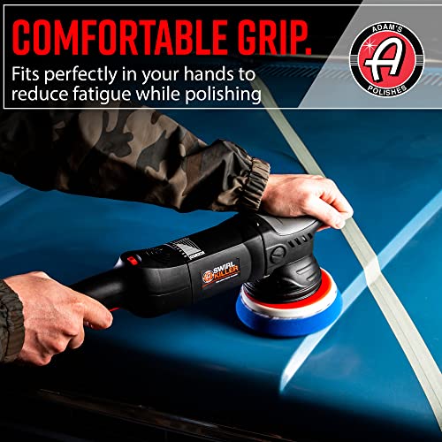 Image of Adam's Polishes Swirl Killer 21mm Complete Polisher Kit (16 Item) - Orbital Polishing Paint Correcting Buffer Tool | Car Scratch Remover, Correcting Polish Black