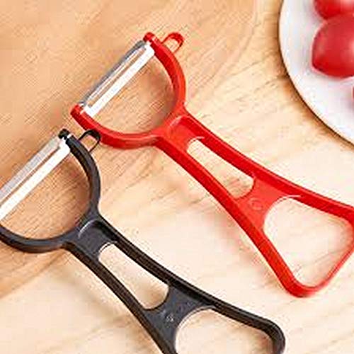 Japanbargain 1543, Japanese Fruit Peeler Vegetable Peeler Carbon Steel Blade Y Peeler Made In Japan, Assorted Color (1) #TOP5