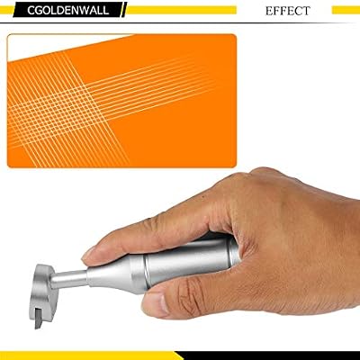 CGOLDENWALL Cross Hatch Adhesion Tester Cross-Cut Tester Kit Multi-Blade Cutter spacing: 1 +0.01mm, 2+0.01mm, 3+0.01mm