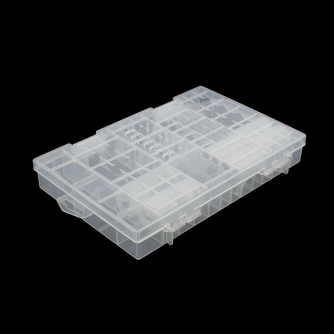 Transparent Storage Batteries, Chargers & Accessories Case Hard Plastic Battery Box Holder Organizer for AAA Battery Chargers D 9V