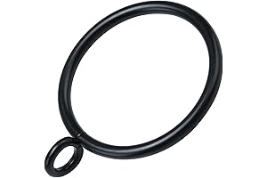 AMZSEVEN 44 Pack Pinch Pleat Curtain Rings