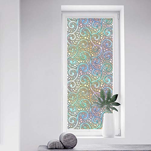 CLISPEED Película de Privacidade de Janela 35. 4 X 22. Película de Vidro para Janela 3D de 8 Polegad