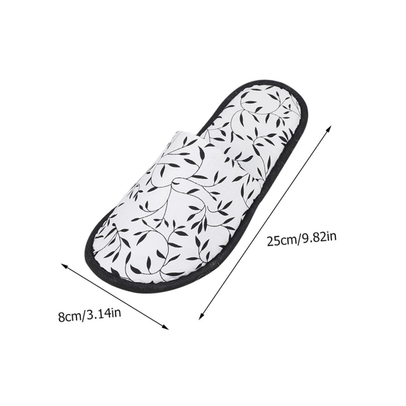 IWOWHERO 5 Pair Household Slippers Non-skid Simple Slippers for Women for Hotel Spa Home