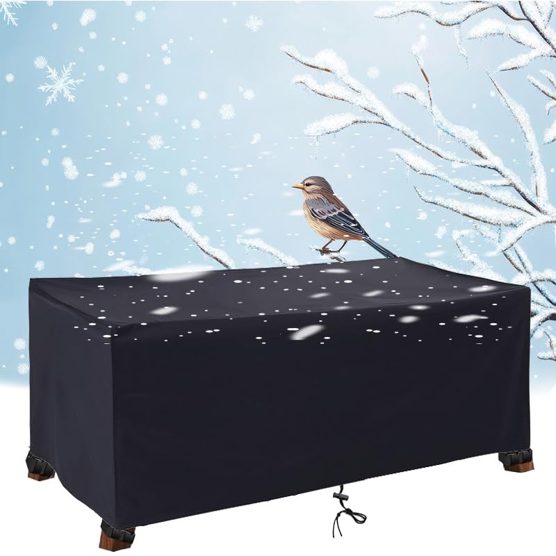 AOFOAE Outdoor Gartentisch Abdeckung für Gartenmöbel...