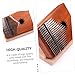 FUNOMOCYA Portable Wooden Kalimba Stand Compact Thumb Piano Bracket for Easy Display and Storage Ocarina Holder for Musicians and Enthusiasts