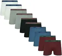 Kit 10 Cuecas Boxer Lupo Sortido