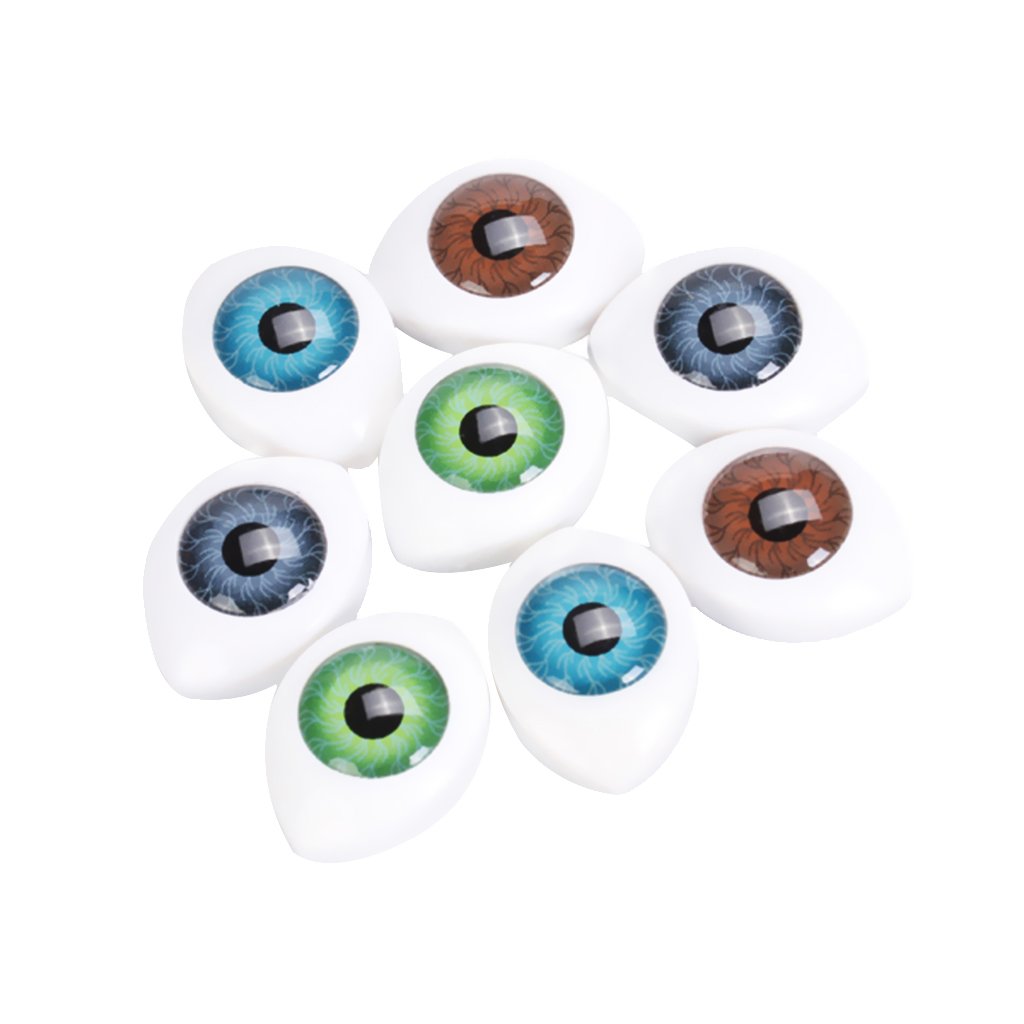 Generic 8X5W Simulation Acrylic Eye Beads