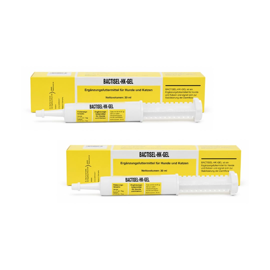 Bactisel-HK-Gel | Żel dla psów i kotów | 2 x 30 ml | z Enterococcus faecium