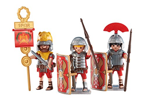Playmobil 6490-3 Legionarios Romanos - Embalaje de Plástico, Sin