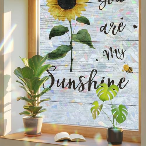 Vinilo para ventana efecto vitrales 17.7x39.3 pulgadas