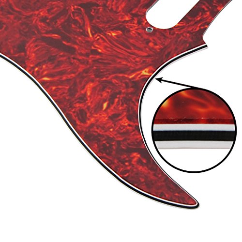 IKN SSS chitarra Strat Pickguard e fori per le viti piastra posteriore personalizzati fai da te per chitarra USA/Messico… - Les Beatles, Paul McCartney, John Lennon, RIngo Starr, George Harrison IKN SSS chitarra Strat Pickguard e fori per le viti piastra posteriore personalizzati fai da te per chitarra USA/Messico… – Image 5
