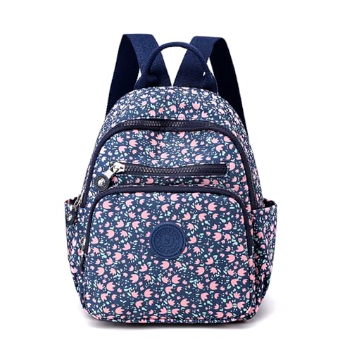 YANAIER Sac à dos pour femmes et filles - Mini sac à dos mode sac à main léger sac de jour décontracté voyage petit sac à dos adolescentes, Couronne - Rose, Mini