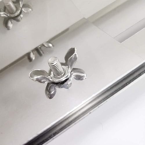 Miniatura 7 de Paquete de 4 placas térmicas universales para parrilla que se extienden de 11.75 a 21 pulgadas, protector térmico ajustable de acero inoxidable,