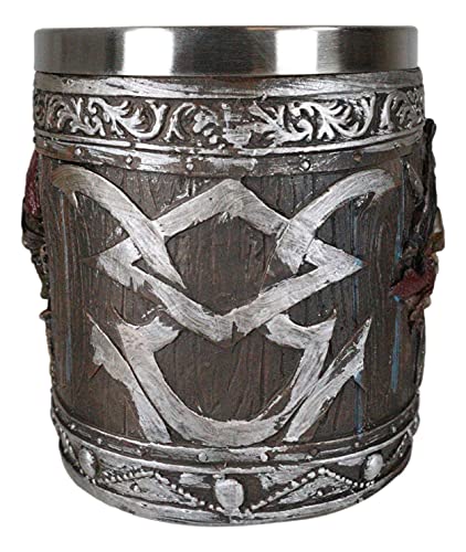 Taza Pirata de Resina con Forro de Acero Inoxidable 12oz miniatura 6
