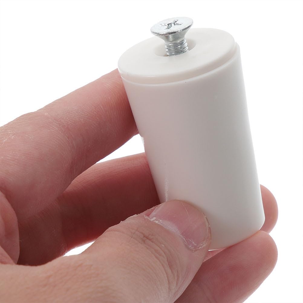 PRETYZOOM 3pcs Curtain Accessories Stopper for Blinds Roman Roller Accessories Buffer Stopper Roller Shutters Buffer Curtain Blinds for Windows Shutter Limiter Aluminum Alloy White - Image 3