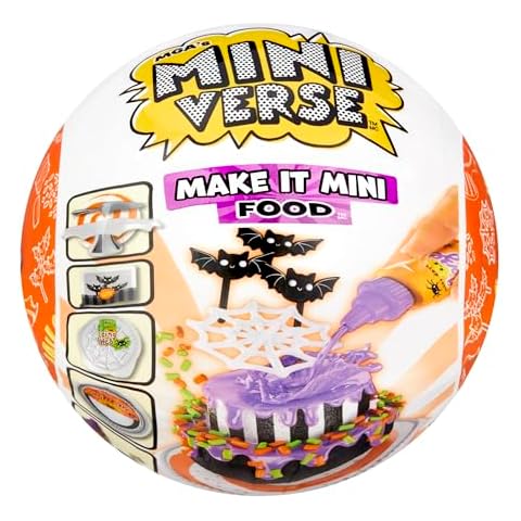 MGA's Miniverse Make It Mini Food Spooky Treats Series 2 Mini Collectibles - Seasonal, Beetlejuice Beetlejuice Blind Pack, DIY, Resin Play, Replica Food, NOT Edible, Collectors, 8+ Cover