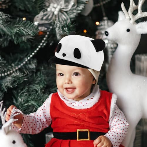 Panda Hat for Lightweight Breathable Cotton Baseball Cap with Soft Brim for Sun Protection Adorable Animal Snapback Hat for Boys and Birthday4