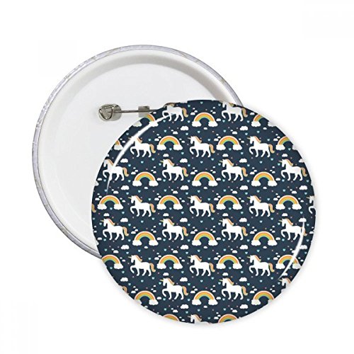 Pins licorne ronde pour personnaliser vos vestes et sacs à dos au quotidien lot de 5 M
