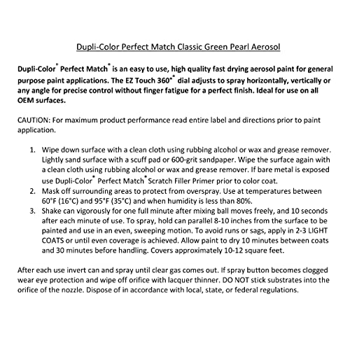 Image of Dupli-Color E7 Classic Pearl Toyota Exact-Match Automotive Paint - Aerosol Green 8 oz.