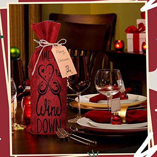 Buying Guide Shappy 10 Pieces Linen Wine Bags for Wine Bottles Gift