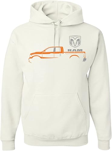Wild Bobby Dodge RAM Silhouette Cars and Trucks Unisex Graphic Hoodie Sweatshirt