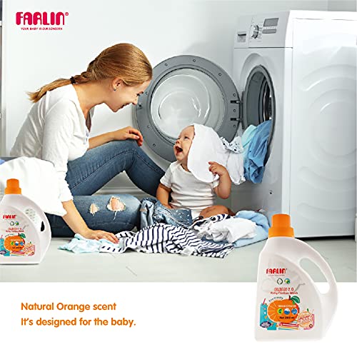 Image of Farlin CB-40001 Baby Clothing Detergent 2800ml - Gentle, hypoallergenic formula specially designed to clean baby clothes safely and effectively