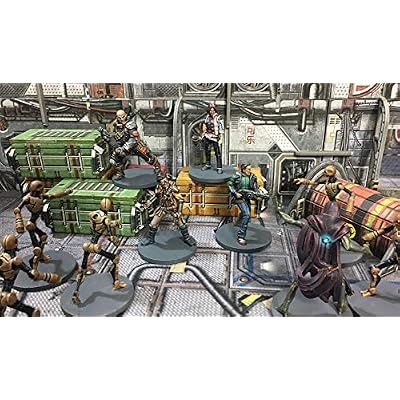 Battle Systems BSGCSE006 Core Space - Poseidon Crew - Sci Fi Miniature Game - Multi Level Tabletop War Game Board - Wargaming 40K Universe