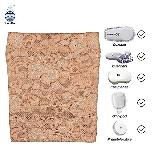 Dia-Band, lace armband for CGM Freestyle Libre, Medtronic, Dexcom or Omnipod - Comfortable and reusable diabetic armband for glucose sensor. (M (27-30 cm)) - Image 2