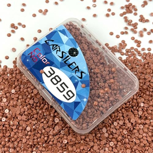 Carsilers Diamond Painting Beads 3859,Diamonds Painting Accessories Replacement for Missing Drills,Diamond Beads Replacement Drills Gems Stones,Round,About 3500pcs