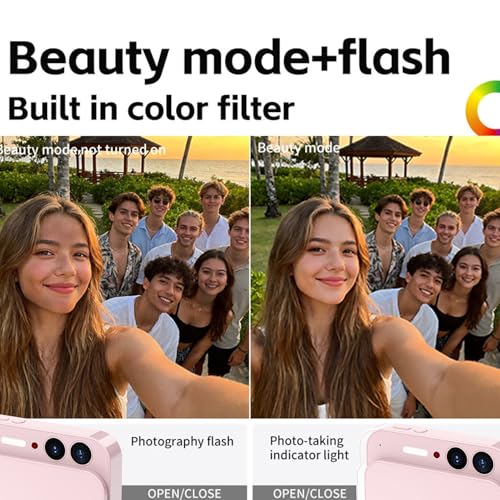 Cámara Digital 4K Yunseity 64MP con Pantalla Táctil 2.8" miniatura 4