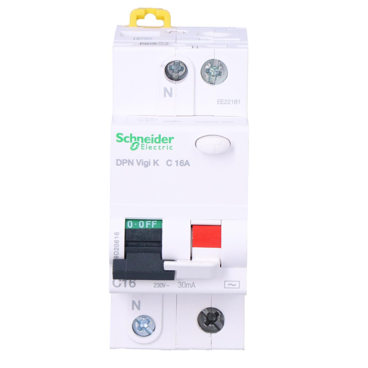 Disjoncteur différentiel 2P 16A C 0,03A Type AC DPN Vigi K A9D20616 Schneider Electric 3606480551970