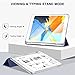Rouceyxin Case for iPad 9.7 (2018/2017 Model 6th/5th Generation),Case fit iPad Air 2 &1 (2014/2013) Smart Cover with Pencil Holder and Soft Clear Silicone Back, Auto Wake/Sleep Cover- Navy