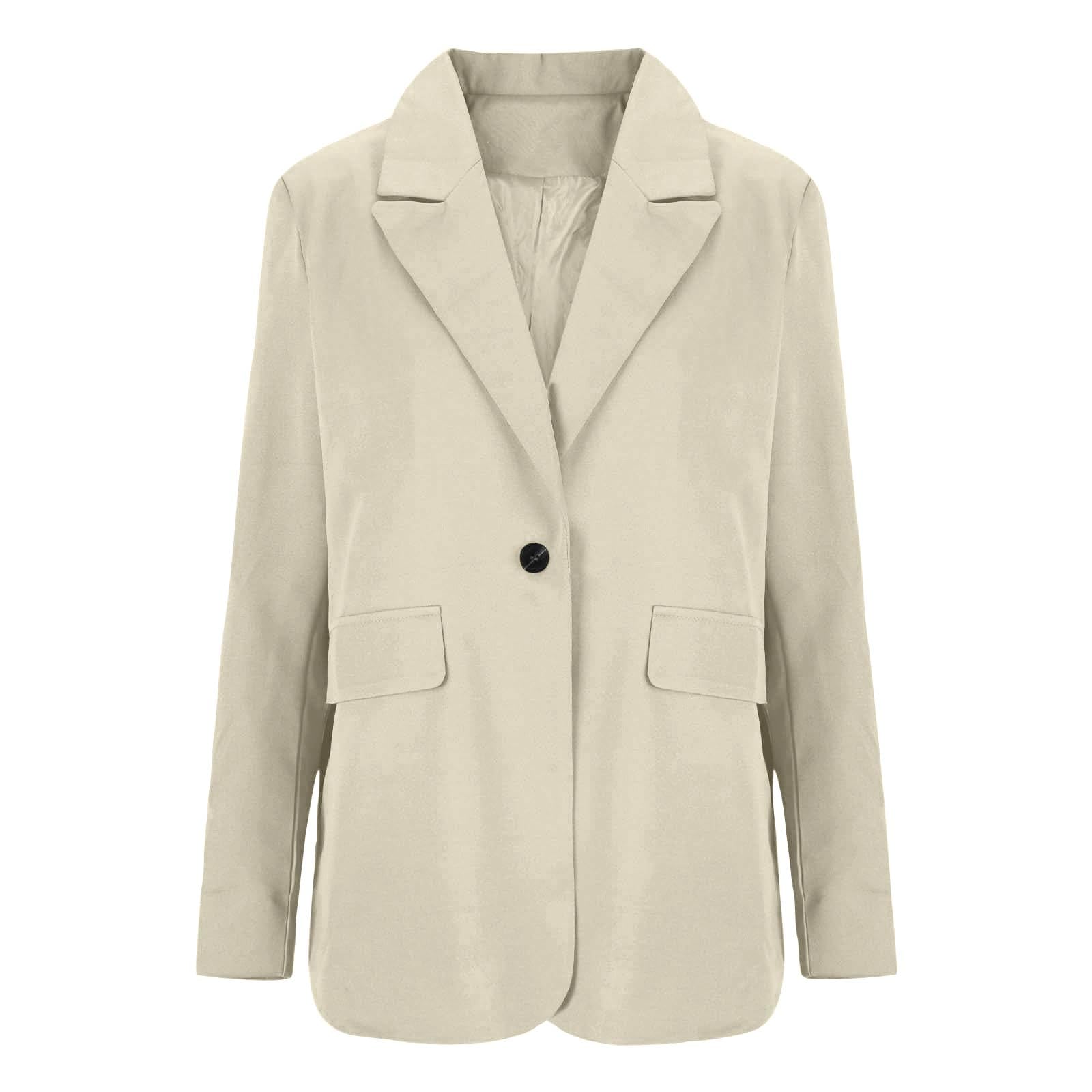Generisch Blazer Damen Elegant Business Jacke Damen Büro Arbeit Langarm