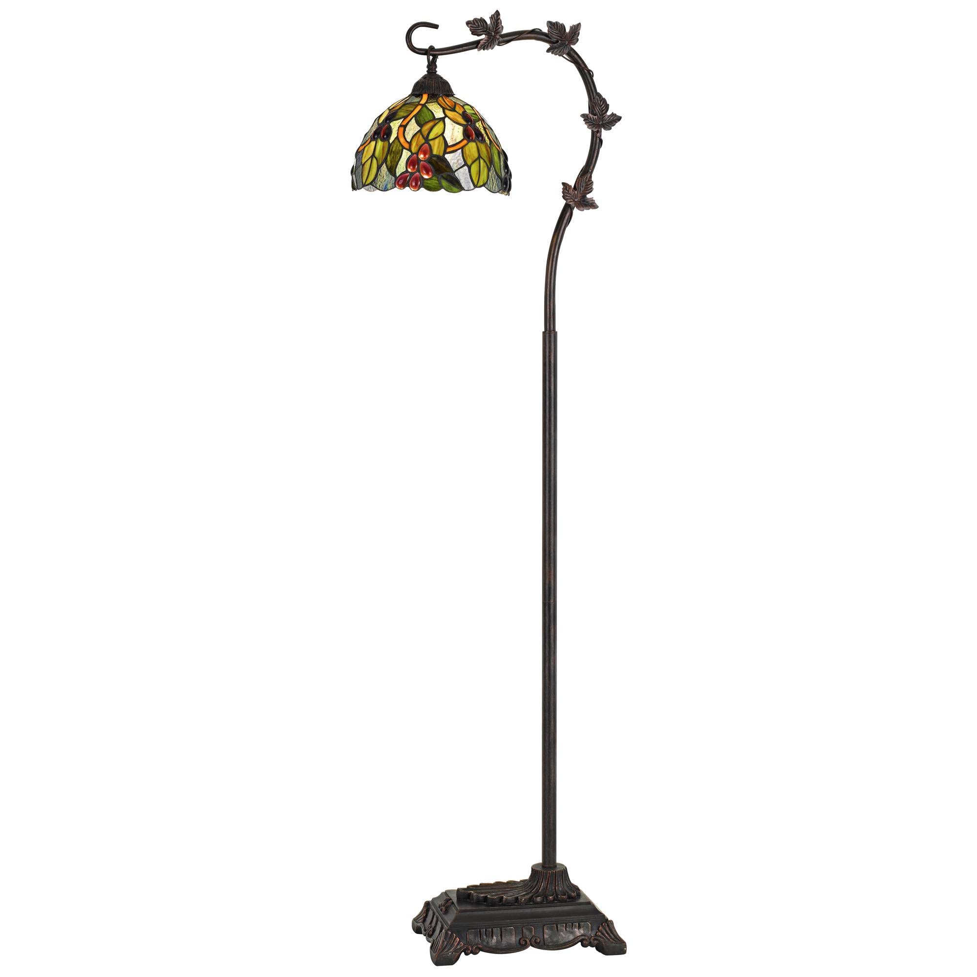 60W Cotulla Downbrdige Tiffany Metal Floor Lamp