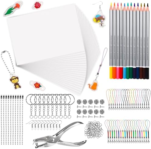 Kit Plastique Fou - 75 Pièces Avec Formes D'animaux De La Forêt - Activité Manuelle Rétrécissante Pour Enfants Dès 6 Ans
