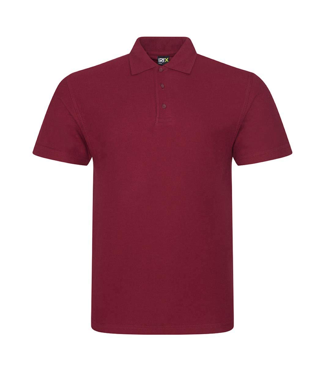 PRO RTX Pro Piqué Polo Shirt Burgundy 5XL