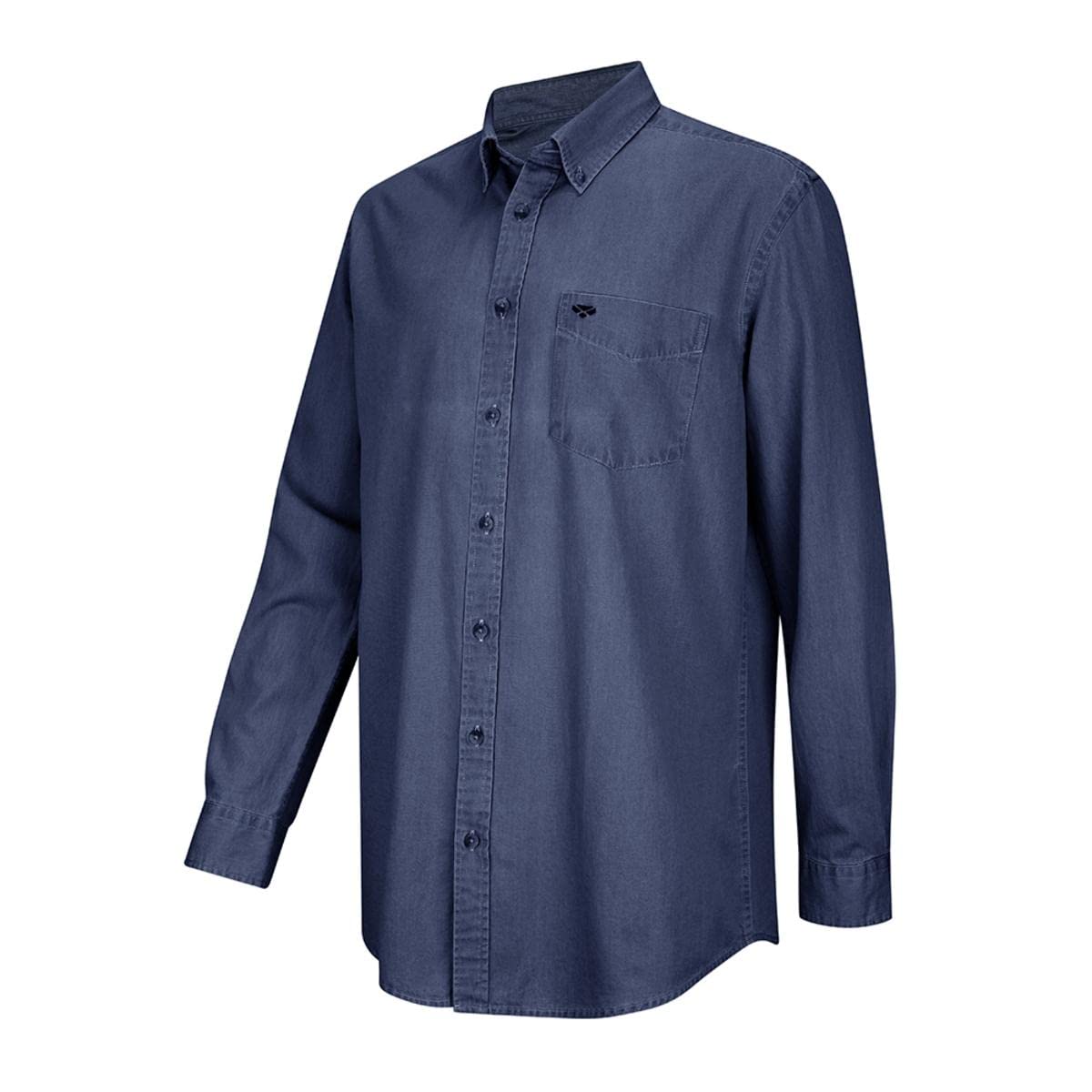 Hoggs of Fife Archerfield Denim Shirt - Indigo Blue XX-Large Blue XX-Large Blue