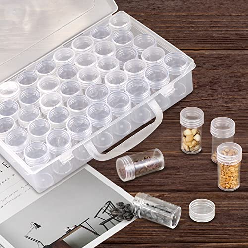 Seed Storage Box, Seeds Storage Organizer With Label Stickers(Seeds Not Included), 38 Slots, Seed Container Storage Use For Flower Seeds,Vegetable Seeds, Clover Seeds,Basil Seeds,Tomato Seeds #TOP6