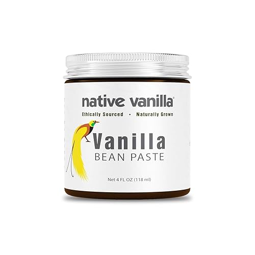 Native Vanilla - Pasta de vainilla pura totalmente natural 4 onzas líquidas para el chef casero para cocinar hornear y hacer postres