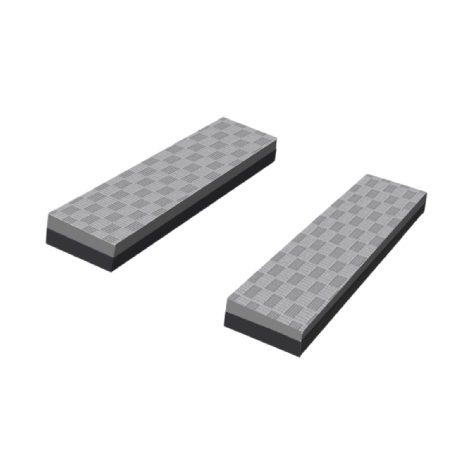 rockible 2 Alfombrillas antivibración para máquina de Coser, para el Cuidado del Suelo, a Prueba de Golpes, Antideslizantes, insonorizadas y silenciosas, de, Negro Gris 4cm