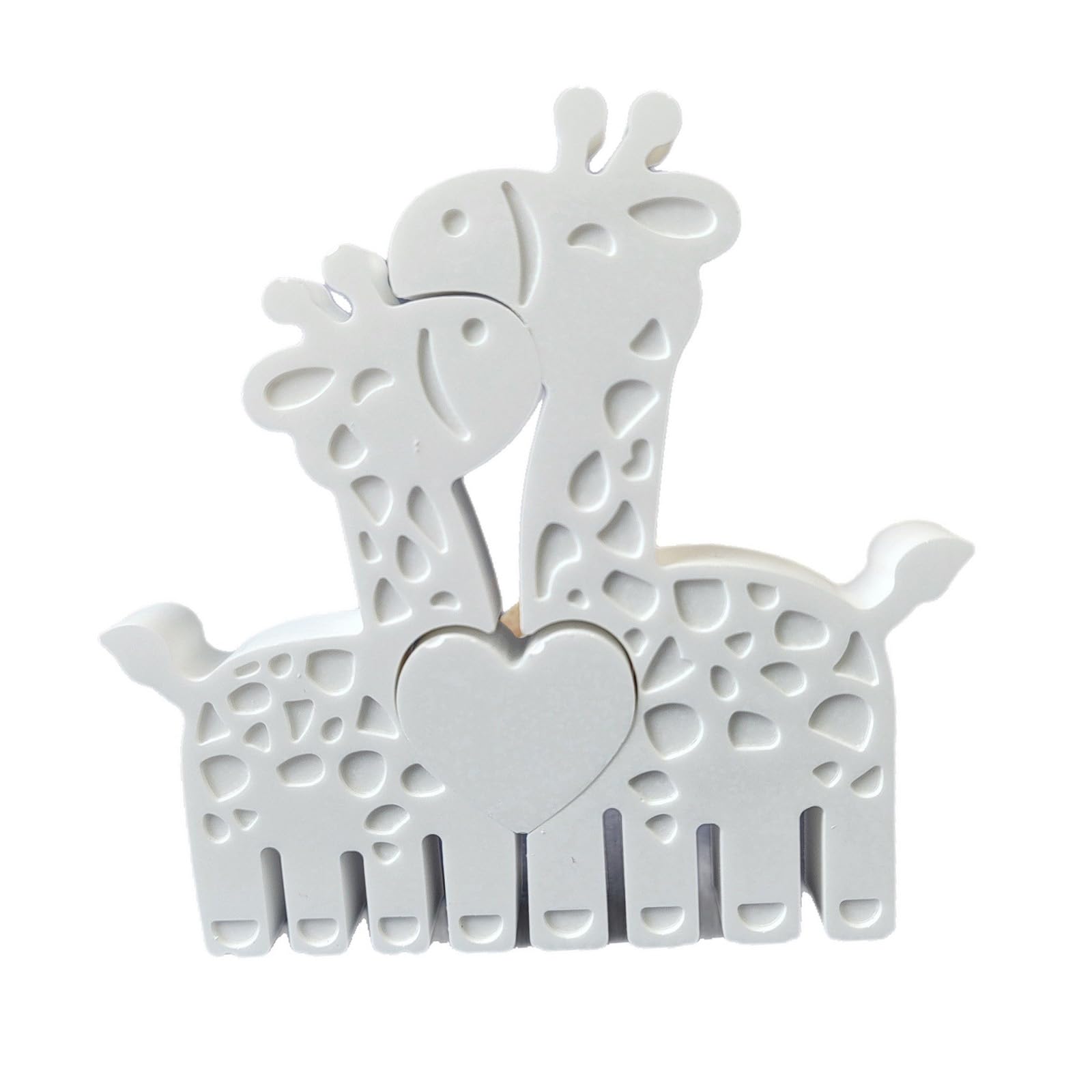 Mekalero Multicolor Detailed Giraffe Silicone Craft Ideal For Decorations And Creative Art With Smooth Demolding Detailed Animal