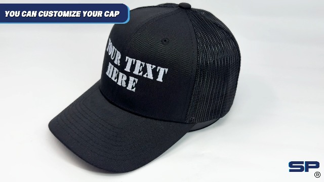 Mesh Trucker Hat Baseball Cap Custom Personalized Text Cotton Dad